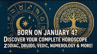January 4 Zodiac Secrets Revealed | Astrology, Numerology, Druids & More!