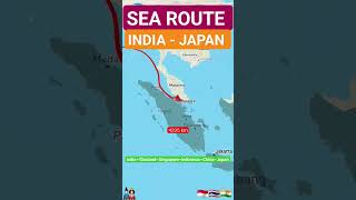 Sea Route India To Japan Tokyo