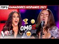 Audiciones a Ciegas de los GANADORES HISPANOS de La Voz 2021