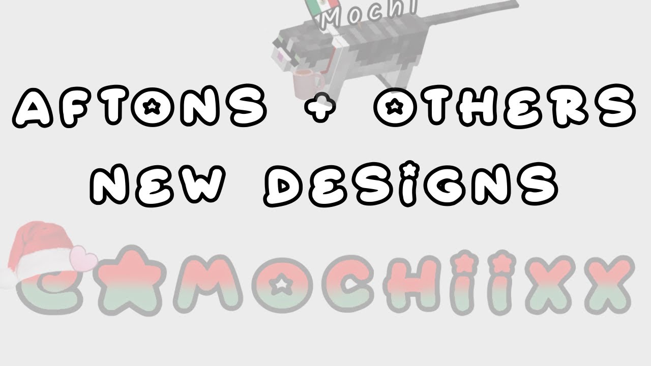 Aftons + Noah and Goldie & N.M New designs || (N.M and Goldie have ...
