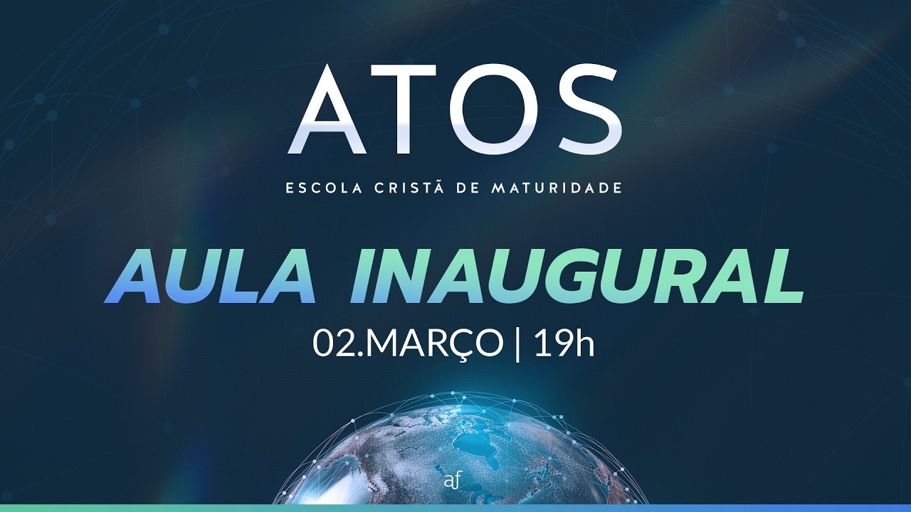 Escola ATOS • Aula inaugural 2026 | Pr. Helio Peixoto