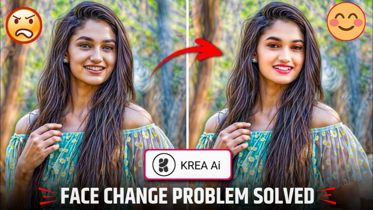 Krea Ai Face Change Problem Solved । how to solve krea ai face change ...