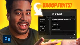 I Made A Plugin to GROUP YOUR FONTS in Photoshop! | Fontshelf