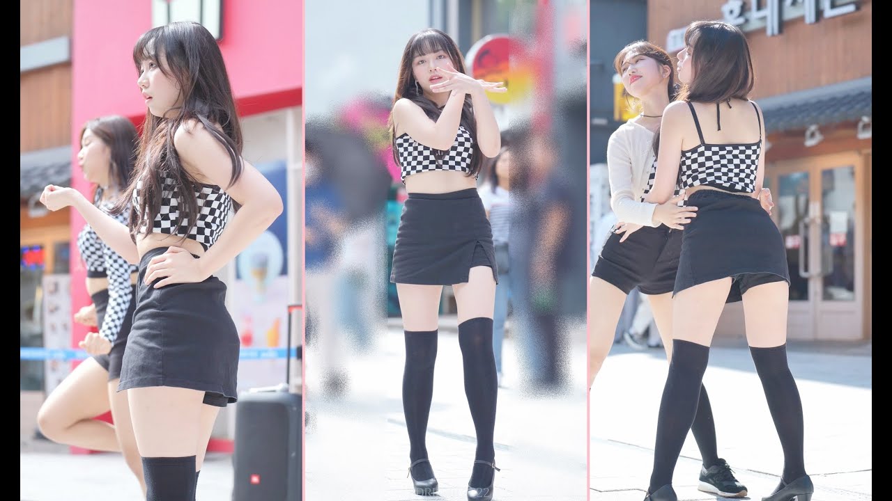 댄스팀 소울 다솜 | SOUL DASOM 220918 홍대 버스킹 직캠 (필마이리듬/하유라잌댓/도깨비불/카피캣)