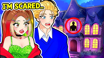 WE WENT OVERNIGHT to A HAUNTED HOUSE! (Brookhaven)