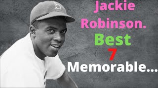 Jackie Robinson 7 best memorable quotes.