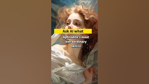 Greek mythology | Ask AI what Aphrodite