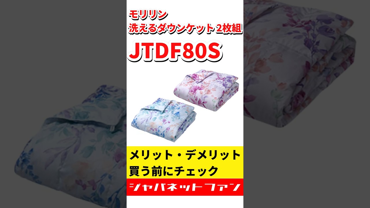 2026】モリリン 洗えるダウンケット 2枚組 JTDF80Sのメリット