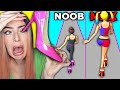 Noob vs MAX LEVEL in Crazy High Heels!