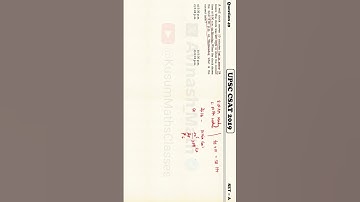 Clock 10 min Fast per Day | Q-49 | UPSC CSAT 2019 - SET 