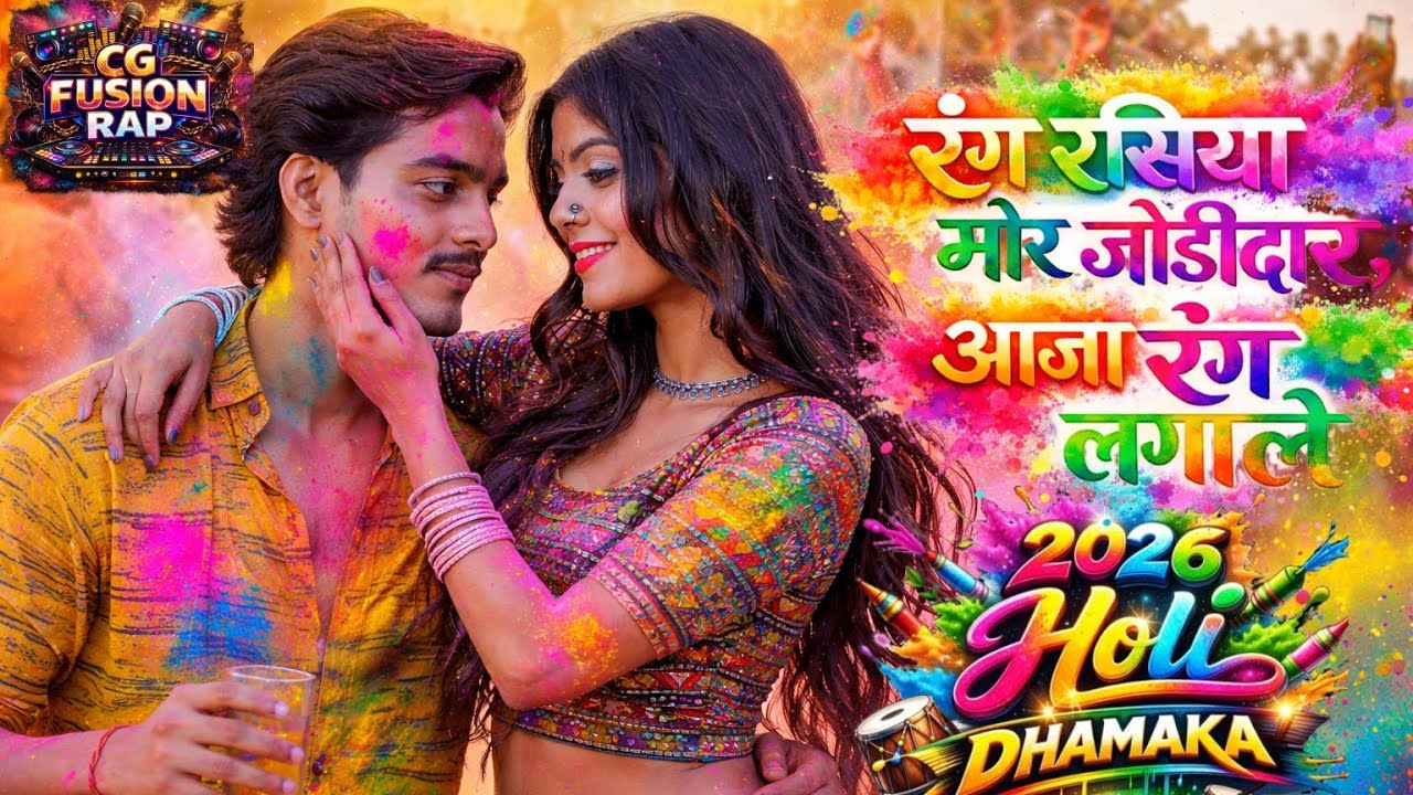 #viral |रंगरसिया मोर जो़डीदार आजा रंग लगा ले | #viralvideo #holi2026 #cgholisong 