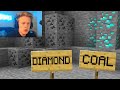 I trolled this Streamer by SWAPPING Diamond and Coal Textures...