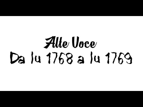 Alte Voce  Da lu 1768  lu 1769  paroles  traduction 