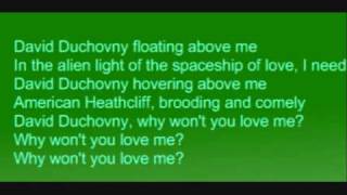 Video-Miniaturansicht von „Bree Sharp - David Duchovny Lyrics“