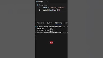 Python трюк: переворачиваем строку за секунду!