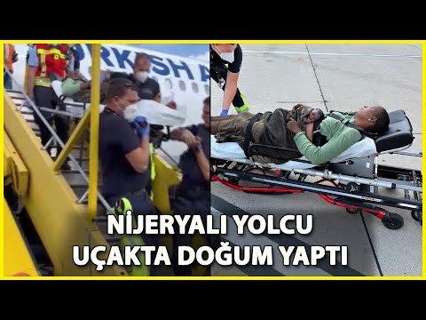 Nijeryalı Yolcu Uçakta Doğum Yaptı