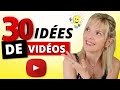 30 ides de vidos  faire sur youtube en 2022 pour faire exploser tes vues sur ta chane youtube