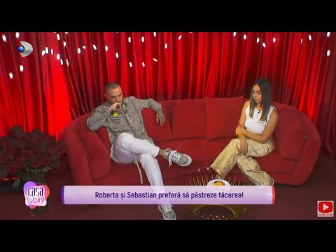 Casa Iubirii - Roberta si Sebastian prefera sa pastreze tacerea in camera rosie! ,,Nu am venit..."