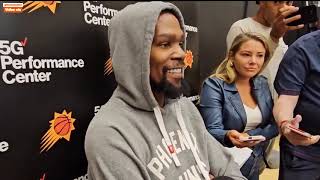 VERY FRUSTRATED KEVIN DURANT ABOUT LAST NIGHTS GAME 3 LOSS VS T.WOLVES AND SUNS DOWN (0-3)