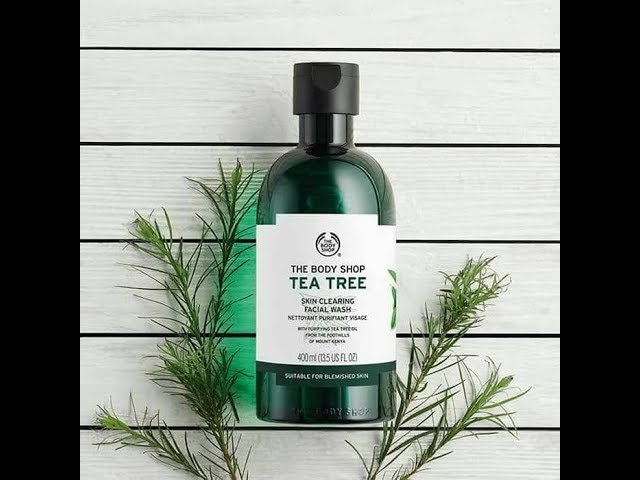 facial wash the body shop tea tree
