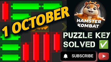 1 October Hamster Kombat mini puzzle game key solved fast ✅✅. || Hamster 🐹 Kombat mini game key