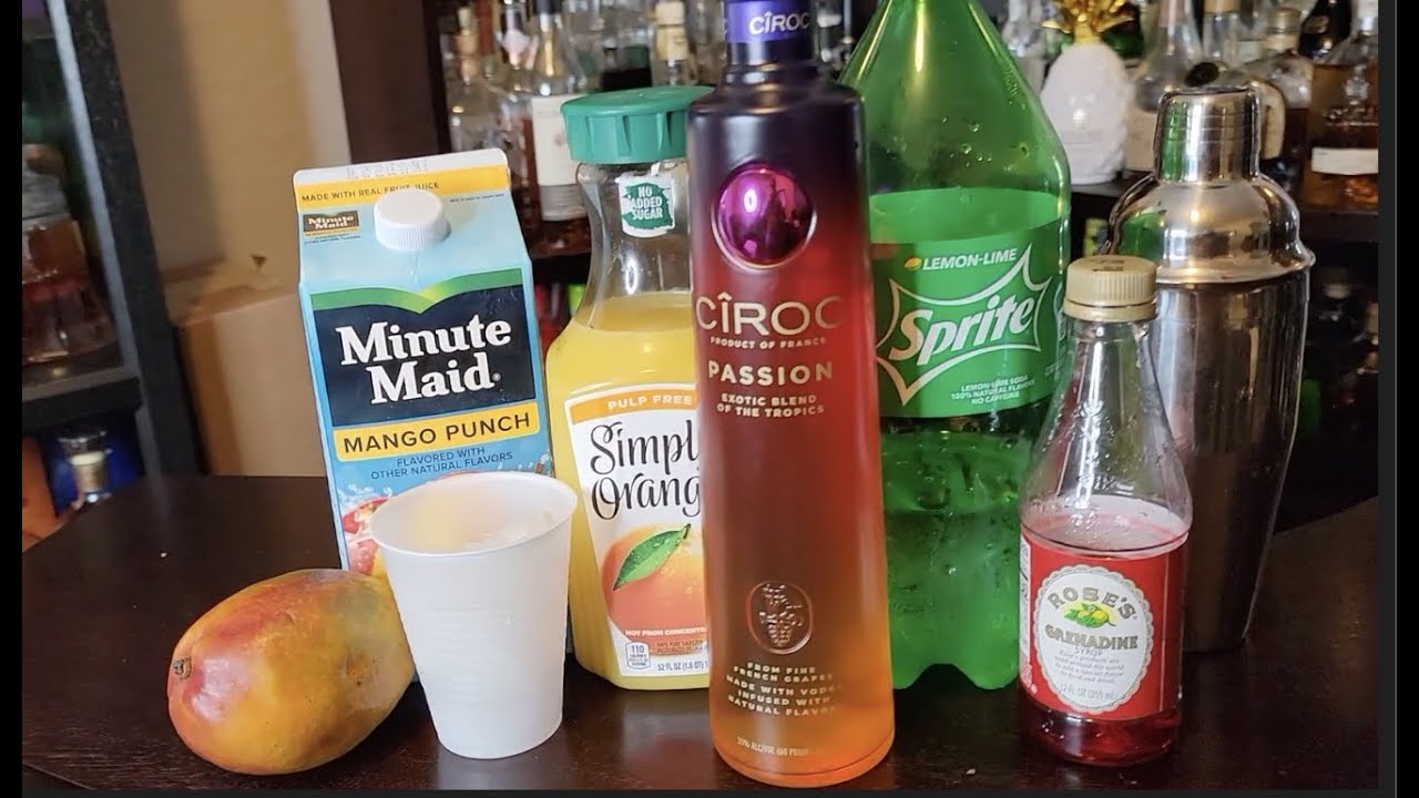 Ciroc Passion Mixed Drink Jake's Passion #cirocpassion #jakefever NEW CIROC  PASSION 
