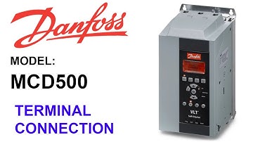 Terminal connection - Danfoss MCD500 (MSD series) - control pinout QUICK OVERVIEW