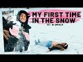 THIS IS AMERICA: MY FIRST TIME IN THE SNOW **I COULDN&#39;T FEEL MY FACE**