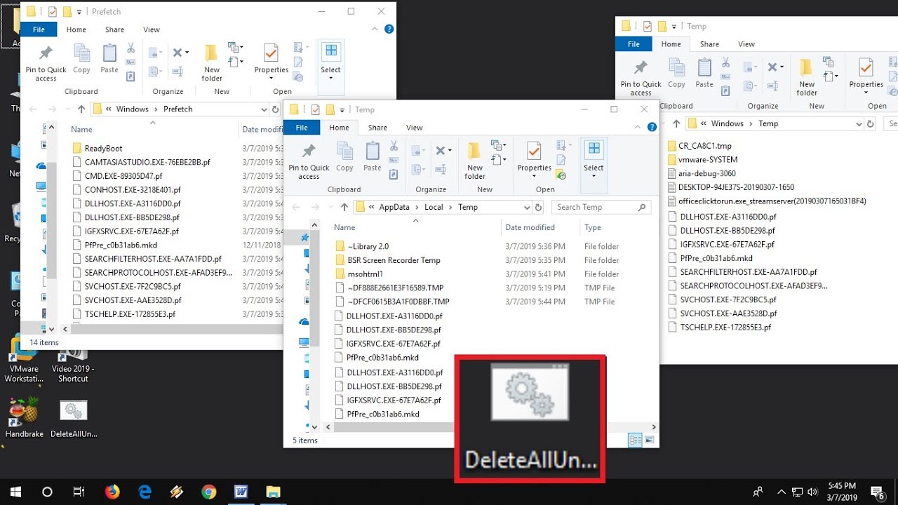 how to delete junk files in windows 10