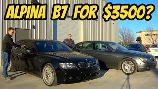 Here's Why You Should NEVER EVER Buy a Cheap BMW 7Series: $3500 Alpina B7?