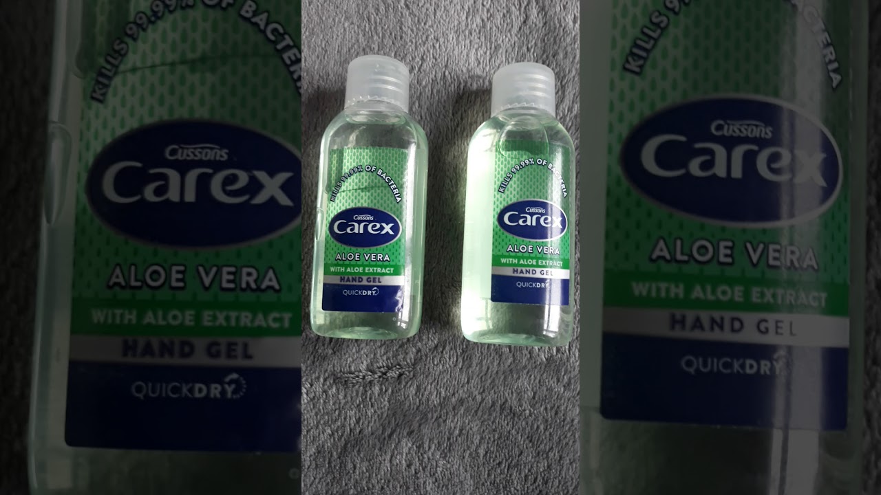 New | CUSSONS CAREX Anti-Bacterial Aloe Vera | Hand Gel Sanitizer