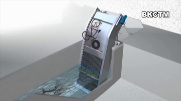 Máy tách rác trong nước thải , sông ngòi - xử lý nước thải BKCTM