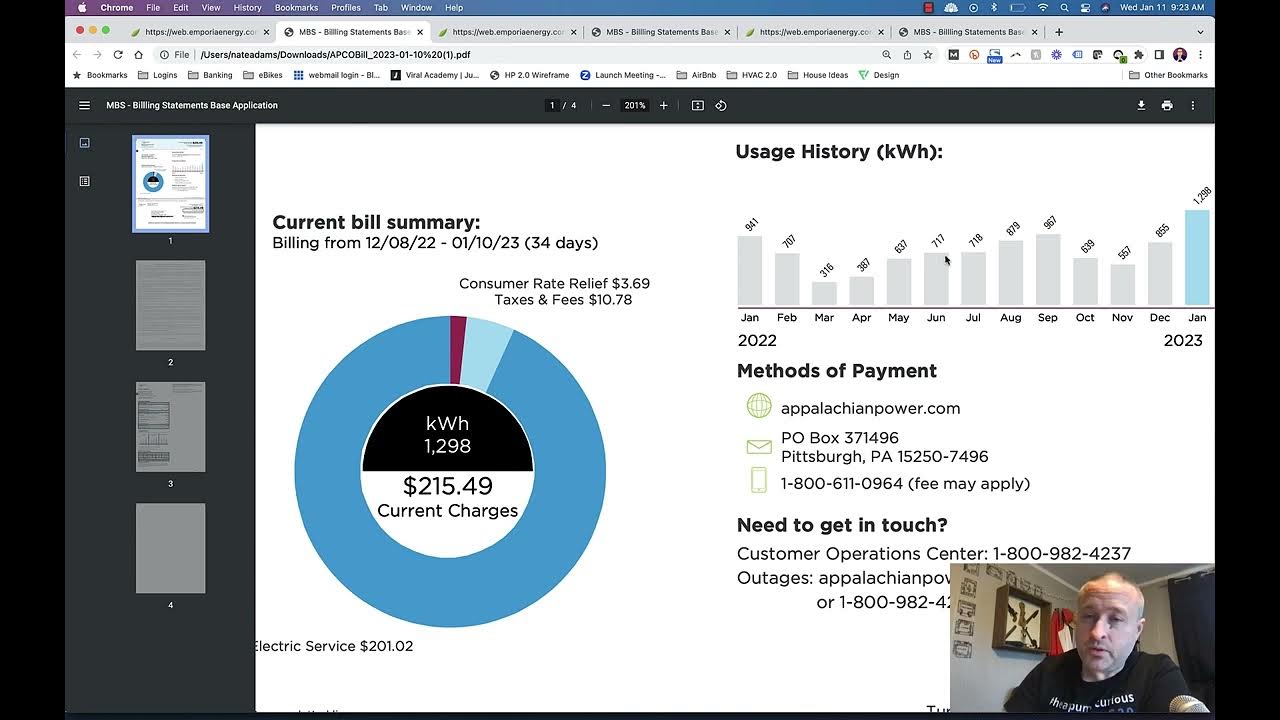 What do all electric bills look like with a heat pump? Comparing 3