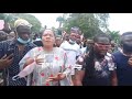 Actress Toyin Aimakhu and Standup Comedian Laff Up join EndSARS protest in Ibadan