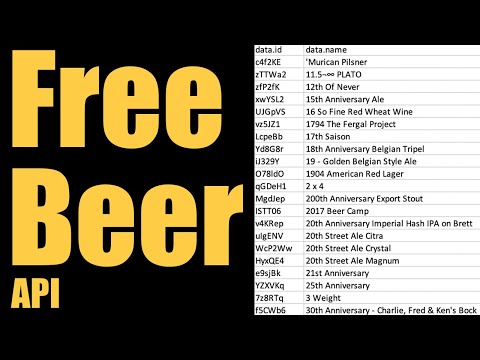 ? Free Beer API - BreweryDB Data API Tutorial - Download 1,000 Beers in 5 Minutes