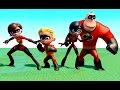 Мультик Игра для детей с героями мультфильма Суперсемейка The Incredibles и Тачки