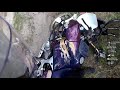 Africa Twin XRV 750. Падіння в лісі. Africa Twin XRV 750. falling in the forest