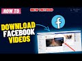 How to download facebook videos on Laptop/pc 2024 [Educational purpose]