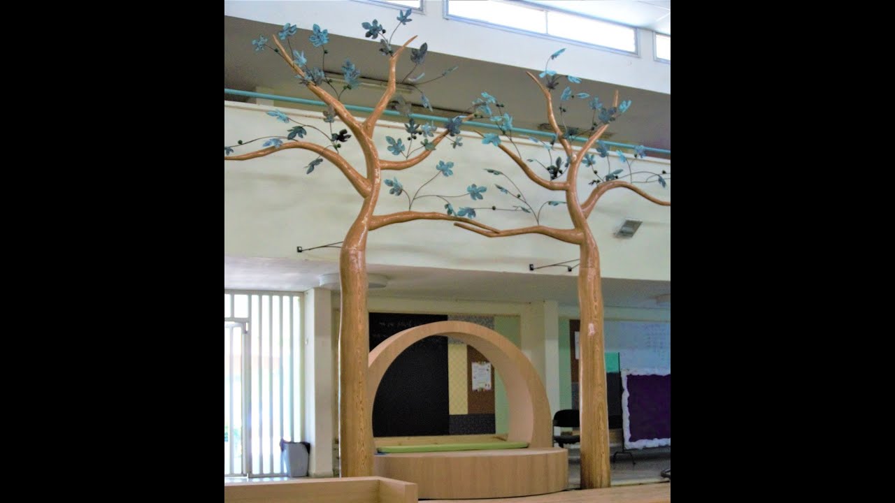 Talking tree. sound sculpture for primary school.