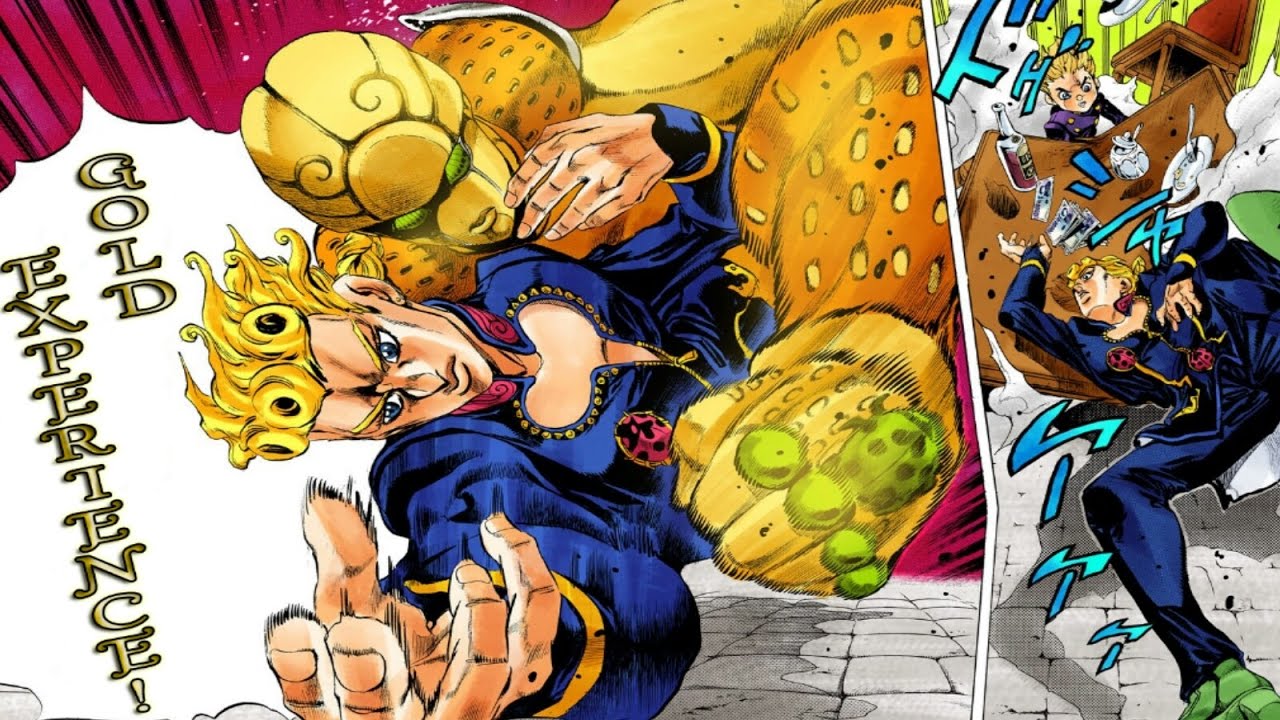 Giorno Vs Koichi Jojo Mmv Part 5 Vento Aureo Youtube