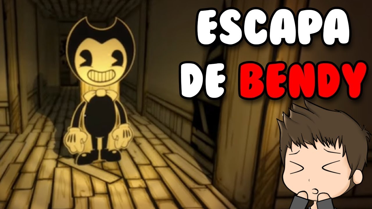 Escapamos De Bendy En Roblox Roblox Bendy And The Ink Machine - 