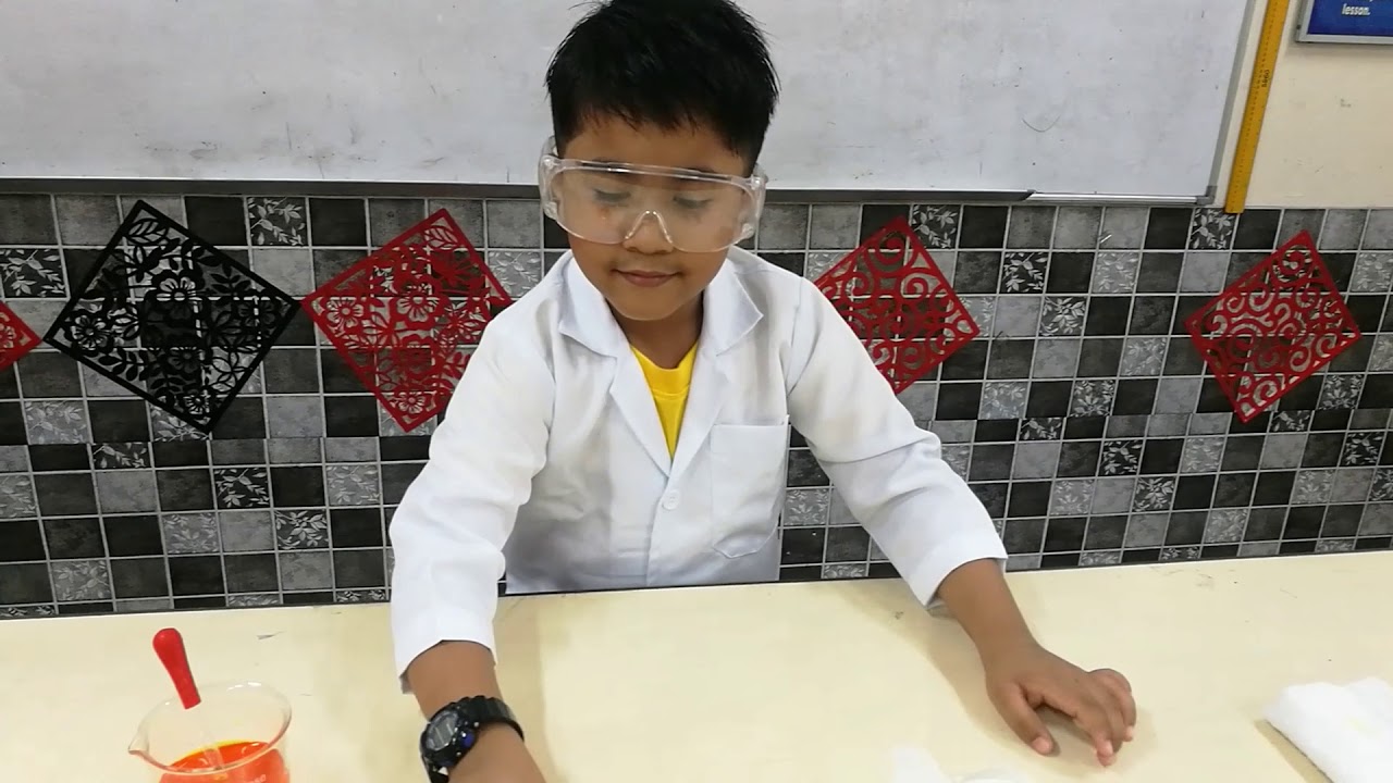eksperimen sains Penyerapan Sains Tahun 1  YouTube