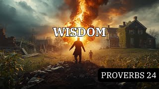 The righteous fall seven times but rise again; the wicked do not. (Proverbs 24 | Audio Bible)