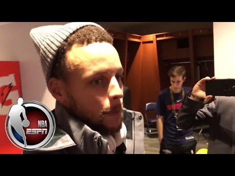 Stephen Curry talks about his ankle injury | ESPN