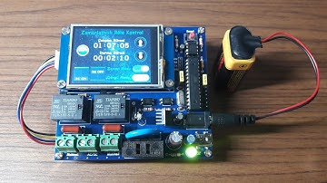 Time Setting Relay Control Circuit with Nextion Display