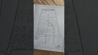 #drawing#gopuram#architecture #tanjorebigtemple#nathaswaram #classic#blessed#temple#soul#help#divine