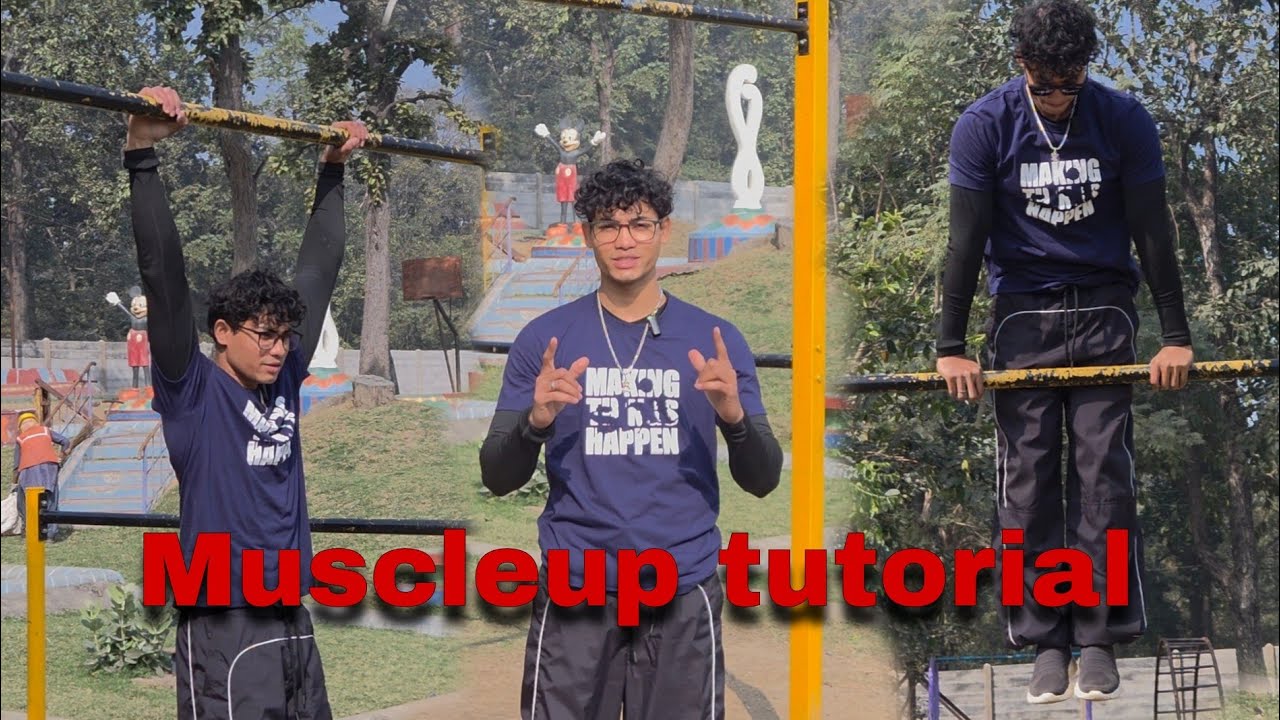 HOW TO DO MUSCLEUP? Full hindi tutorial calisthenics for beginners 🇮🇳 # ...