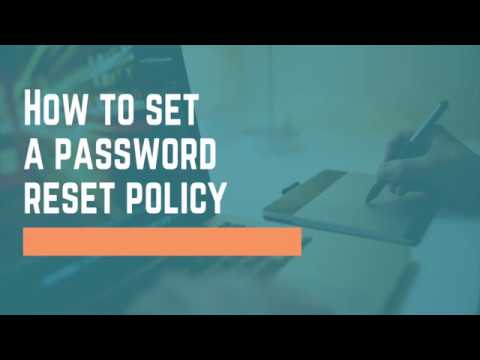 QNP170 - How to Set a Reset Password Policy