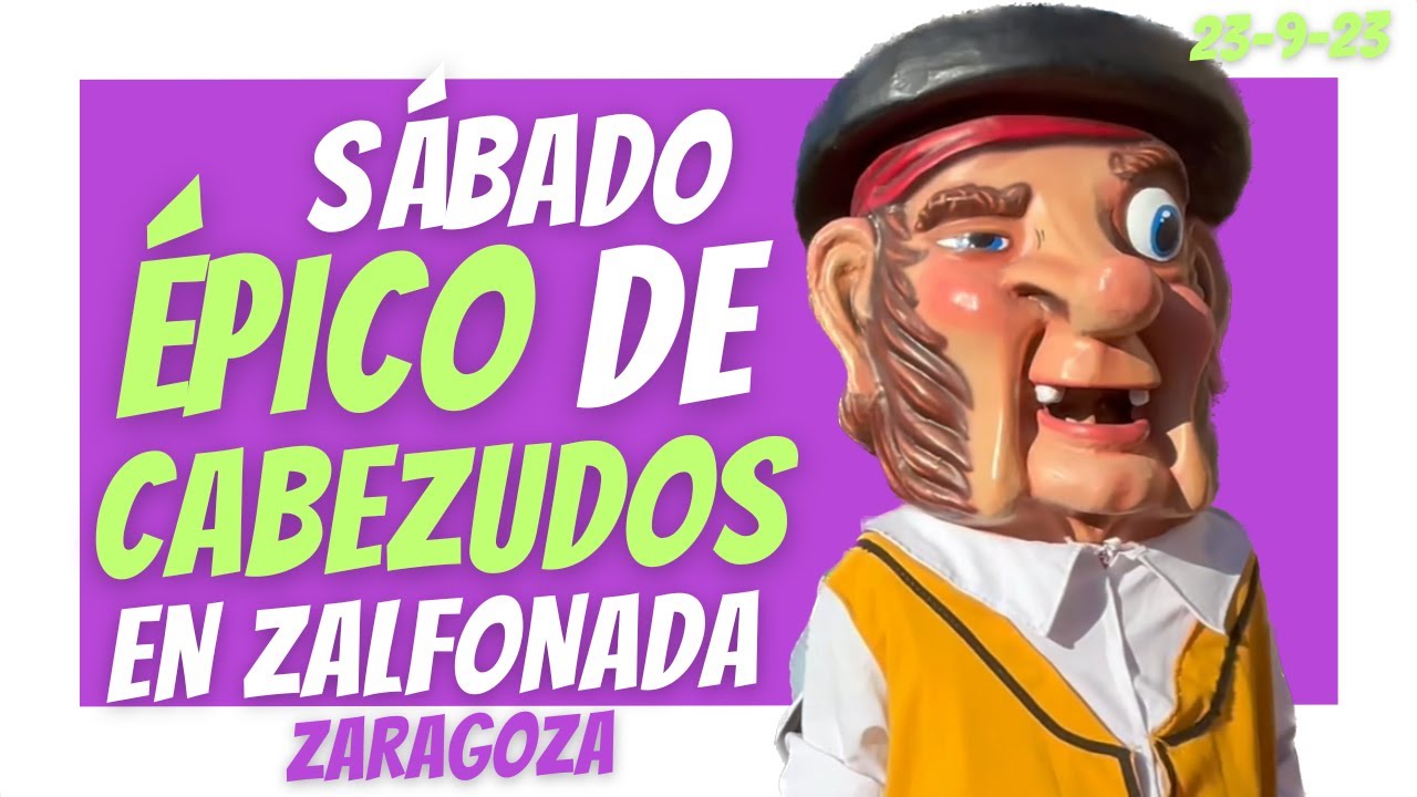 Recorrido de CABEZUDOS en el barrio del PICARRAL, ZGZ | 2023