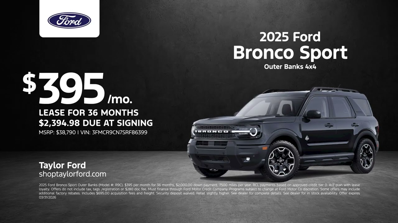 Ford Bronco Sport 01/12/2026 6751505